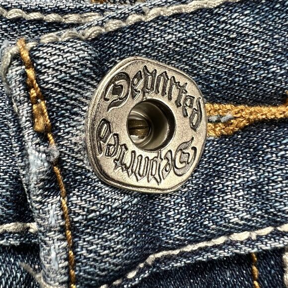 Departed Beach Blvd Slim Straight Jeans 38x32 (Actual 37x32) Streetwear Y2K - Picture 6 of 16